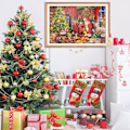 Miniatyrbild 5 av 5: REMAKE Pussel-Adventskalender 2024 - 1008-delars pussel för vuxna och barn, 24-dagars nedräkning, Tomtens överraskning