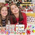 Miniatyrbilde 5 av 5: Julekalender 2023 med Mind Objects - Fidget Toys - Jule Blind Box 24 Dagers Nedtelling Nyttårs Overraskelsesgave til Barn Gutter Jenter Stil 2