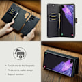 Pikkukuva 5 / 5: DG.MING 2-in-1 Magneettilompakko Samsung Galaxy S22 Ultra Musta
