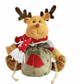 Miniatyrbild 2 av 4: Kreativ presentpåse dekorativ påse tecknad förvaring julpåse godispåse julafton dockor under 5 år (älg)
