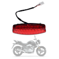 Miniatyrbillede 4 af 5: REMAKE Motorcykel Bremslys 12V Rød Baglygte Brems Baglygte til ATV Terræn Motorcykel Baglygte Rød