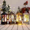 Miniatyrbillede 3 af 5: Jule LED Lys Jesus Religiøs Vindlampe til Julefest Hjem Soveværelse Kirke Dekoration Nytårsgave Natlys Sort