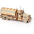 Miniatyrbild 1 av 6: 3D Träpussel, Tankbil, Mekaniska Modellkit för Vuxna att Bygga, Trämekaniskt Byggset