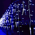 Miniatyrbillede 3 af 5: LED isops-lysstrenge til jul, indendørs krystal is-lysstrenge til julepynt, vinterhimmelvindue feriepynt