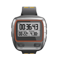 Miniatyrbillede 4 af 5: Garmin Forerunner 310XT dobbelt farvet silikone urrem - Grå / Gul Gul
