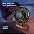 Miniatyrbillede 1 af 5: 360° roterende 3-trins ventilator Hvid