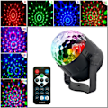 Miniatyrbilde 4 av 5: REMAKE Diskotekule LED festlys musikkstyrt diskolys effekter diskolys med USB KLB