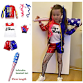 Miniatyrbillede 5 af 5: REMAKE Harley Quinn Børne Cosplay Kostumer monster jakke M