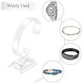 Miniatyrbilde 5 av 5: Urklokke Transparent Armbånd Smykke Ur Visningsstativ Holder (4 stk)