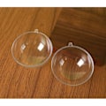 Miniatyrbilde 4 av 5: 10 stk Klare Plast Fyllbare Pynt Juletrær Kuler DIY Håndverk Kuler Egnet for Julaften Halloween Nyttår