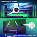 Miniatyrbilde 5 av 5: Smart LED-lysstripe, RGB Spillingslampe Synkronisering med Musikk og APP-kontroll LED-lysstripe TV-bakgrunnsbelysning Stemningslampe for Spill
