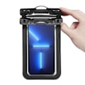 Miniatyrbild 5 av 5: REMAKE Spigen 2-PACK Universal Vattentät Väska / Mobilväska Svart