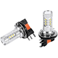 Miniatyrbillede 2 af 4: 2 stk. 80W H15 LED Hvid Bil Forlygte Kørelys Udskiftningspære