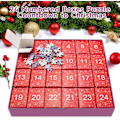 Miniatyrbillede 2 af 5: Adventskalender 2024 Puslespil - Rense, 1008-delt puslespil til familien, 24-boks puslespil til juleoptælling og hjemindretning