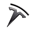 Pikkukuva 1 / 5: t-Embleemin etu- ja takatarra Tesla-malleille (1 pari)