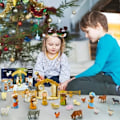 Miniatyrbild 2 av 5: Julkalender Jul 2024 Krubbset Blind Box Leksaker Nyår Julgåva till Barn Dekorationer Prydnader 1 set