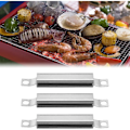 Miniatyrbilde 5 av 5: REMAKE Kryssoverrør, Justerbare Bbq-deler Kryssover, Rørbrenner i Rustfritt Stål Erstatningsdeler (3 stk, Sølv)