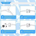 Miniatyrbillede 5 af 5: REMAKE Stitch Julekalender Armbånd 2024 Piger 24 Dage Jule Nedtælling Kalender DIY Smykkefremstillingssæt 22 Charm Perler 2 Armbånd 0.45