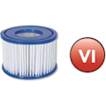 Miniatyrbillede 3 af 4: REMAKE Lay-Z-Spa filterpatron VI til alle Lay-Z-Spa modeller - 6 x dobbeltpak (12 filtre)