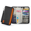 Miniatyrbillede 5 af 5: RFID Pas & Rejsedokument Organizer Sort