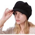 Miniatyrbillede 2 af 5: REMAKE Damer vinter varm beanie hæklet slouchy beanie strikkede beanies med