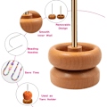 Miniatyrbilde 3 av 5: Treperle spoleholder for trådperlearmbåndlaging