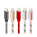 Miniatyrbild 1 av 3: 5-pack 2m Flätade Lightning-kablar Laddnings- och Datakabel för iPhone 11 13 14