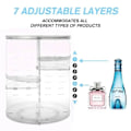 Miniatyrbillede 5 af 5: Roterende Makeup Stativ Organizer Transparent