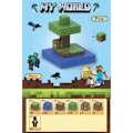 Miniatyrbild 2 av 4: REMAKE Minecraft Set Magnetiska Byggklossar Leksaker Magnetiskt Brädspel Miniö 38 Stycken