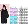 Pikkukuva 3 / 3: REMAKE Harry Potter -sarjan takki _ unisex-viitta Halloween-asu _ Punainen 115cm