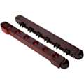 Miniatyrbillede 4 af 4: 6 Pool Cue Stativer, Træ Pool Cue Stativ Væghængt Pool Cue Stativ Pool Cue Holder med 6 Cue Clips til Poolbarer, Køer og Poolspillere