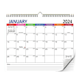 Miniatyrbild 1 av 5: Väggkalender 2024-2025, Januari 2024 - Juni 2025 Kalender, 18 Månader Semesterkalender