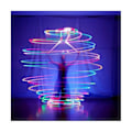 Miniatyrbild 5 av 5: 2 st LED Poi-bollar Glow Poi-bollar LED Glow Leksaksbollar Strobe Snurrande Boll för Barn Vuxna