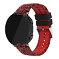Miniatyrbillede 2 af 5: Garmin Forerunner 220 / 230 / 235 / 620 / 630 Silikon Urrem - Rød / Sort Rød