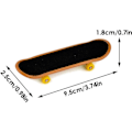 Miniatyrbillede 4 af 5: 9-delt skatepark-sæt til fingerboard, mini finger skateboard og ramper
