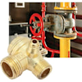 Miniatyrbillede 4 af 5: Port Check Valve til Luftkompressor, Luftkompressorventil, Trevejs Check Valve, Messing Check Valve til Forbindelse af Rørfittings
