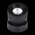 Miniatyrbillede 2 af 5: REMAKE Dæmpbar LED Loft Spotlight Indendørs Kunstlys Billedelys Downlight Retningsbestemt Loftlampe 12W 960LM (Sort)