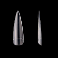 Miniatyrbillede 3 af 5: 500 stk. negletipper stiletto ekstra lange tipper falske negle negletipper