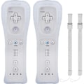 Miniatyrbillede 1 af 5: 2 WII-controllere - Silikonbeskyttelsesskal til fjernbetjeningsspilcontroller - w