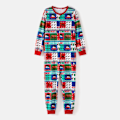 Pikkukuva 4 / 5: Jouluperheen Match Print Pitkähihainen Vetoketjullinen Onesie-Pyjama (Liekkikestävä) Värikäs Naisten M