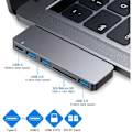 Miniatyrbillede 3 af 4: USB C Hub Adapter til MacBook Pro/Air 2020 2019 2018, 6-i-1
