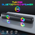 Pikkukuva 3 / 5: Langaton Bluetooth-kaiutin RGB-valaistuksella, pöytänauha, ääni, matkapuhelin, kortti, subwoofer