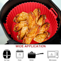 Miniatyrbillede 3 af 4: Airfryer silikone måtte multifunktionel foring stegepande bageplade blå