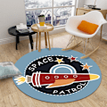 Pikkukuva 2 / 4: Suihkumatto liukastumaton Imuva kylpyhuoneen matto Matto Piirretty pyöreä Kuvio 3 60*60 Figure 3