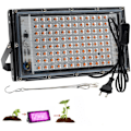 Miniatyrbild 2 av 5: 100W Full Spectrum Växtlampa LED - Fullspektrum LED Växtlampa för inomhusväxter, hydroponiska grönsaker och blommor