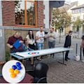 Miniatyrbillede 5 af 5: Bord Curling Spil og Familiespil til Børn og Voksne Shuffleboard Puck med 8 Spoler