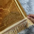 Pikkukuva 5 / 5: REMAKE Muslimi Kannettava Rukousmatto Matkakokoelma Matto Ramadanin Liukumaton Matto Prässätty Lattiamatto Vaaleanpunainen [DB] Vaaleanpunainen