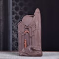 Miniatyrbillede 1 af 5: 1 stk Keramisk Tilbageflow Røgelseholder Ovn Sandal Zen Ornament Skrivebords Aromaterapi Holder Pynt