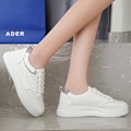Miniatyrbillede 2 af 5: Damesko Lav Sneakers Anti-slip Tyk Sål Sko Gave Til Jul Fødselsdag Nytår Sølv Sølv 40