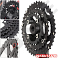 Pikkukuva 3 / 5: Kolminkertainen ketjunrengassetti 22/32/44t 3x9s Pyöreä MTB-pyörän ketjunrengas 104/64bcd